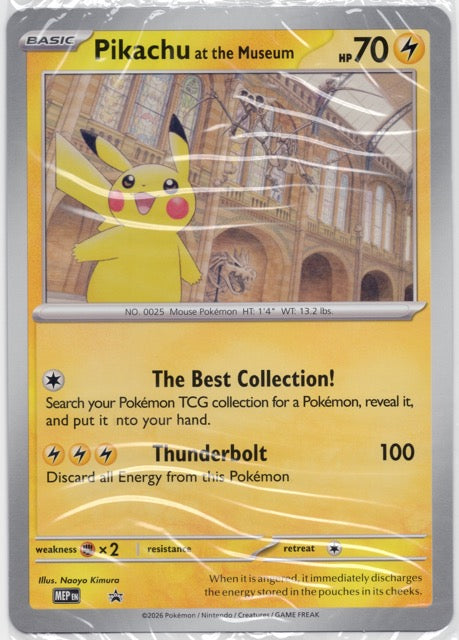 PIKACHU AT THE MUSEUM PROMO JUMBO (MEP) - INGLÉS