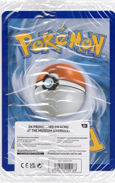 PIKACHU AT THE MUSEUM PROMO JUMBO (MEP) - INGLÉS
